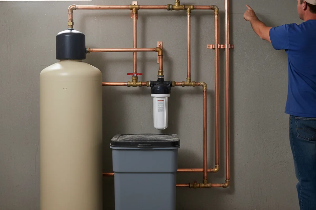 Whole-house water treatment system installed in Sterling